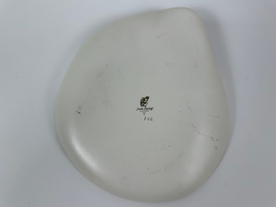 Vintage Mid-Century Modern Sascha Brastoff California Pottery Bowl 10.25 X 11 [Photo 6]