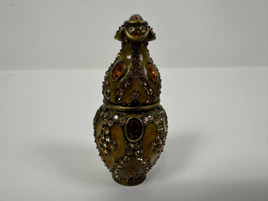 Pair Of Jay Strongwater Enamel Crystal Trinket Boxes With Turtle Box [Photo 10]