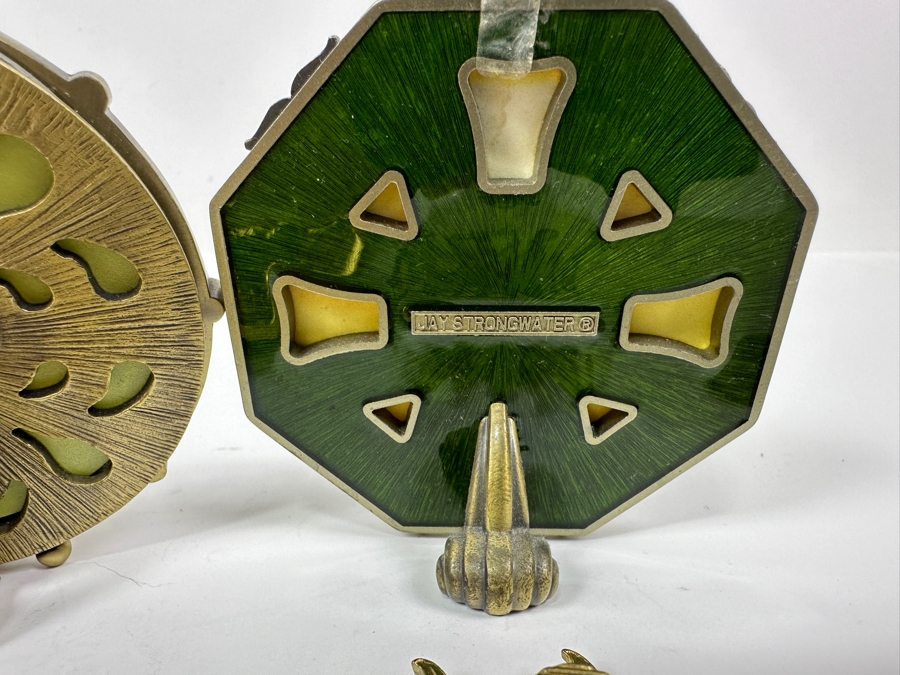 (4) Jay Strongwater Enamel Crystal Small Picture Frames [Photo 8]