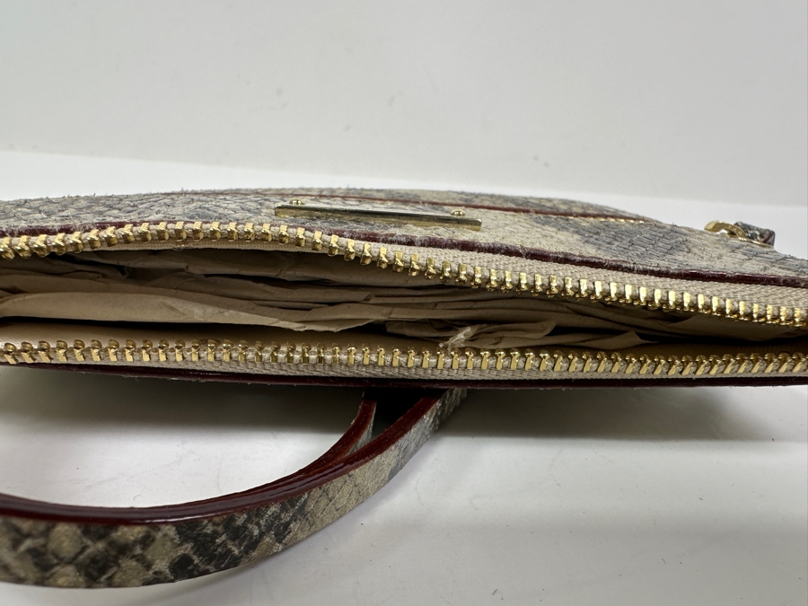 New Kate Spade Leather Cobble Hill Bee Wristlet - Snakeskin 6.5W x .25D x 4.25H [Photo 5]