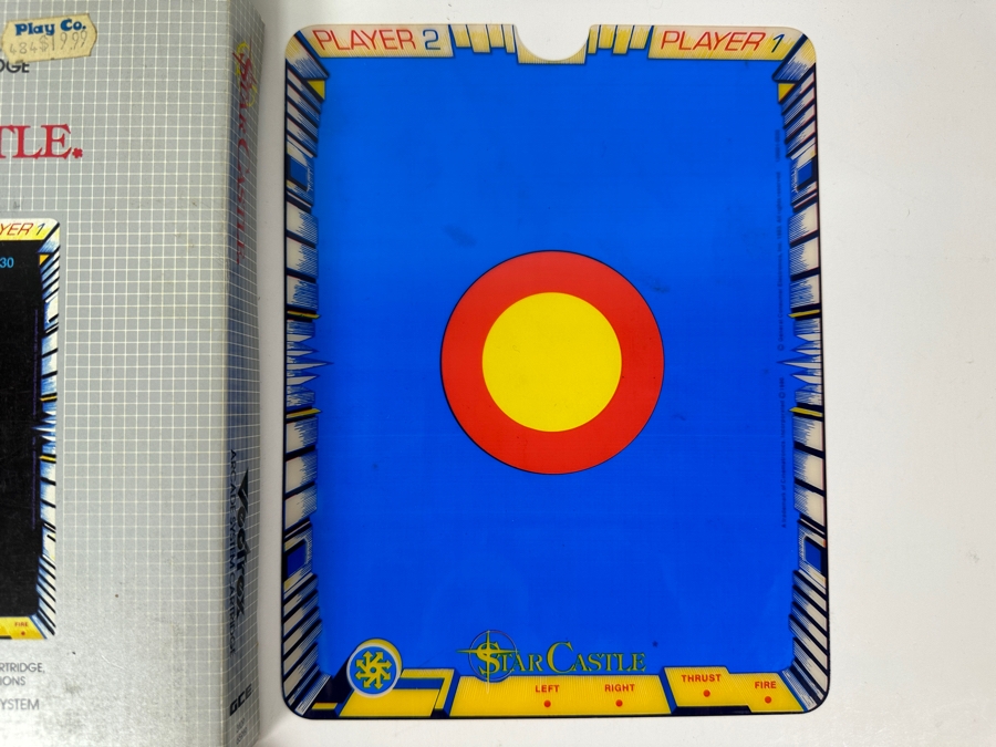 Vintage 1983 Vectrex Star Castle Arcade System Video Game Cartridge With Original Box, Screen Overlay & Instruction Manual - Vectrex Was The Only Home Market Vector Display-Based Stand Alone Gaming Platform [Photo 4]