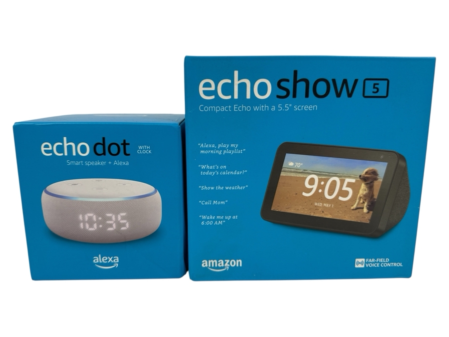 New Amazon Echo Show & Echo Dot