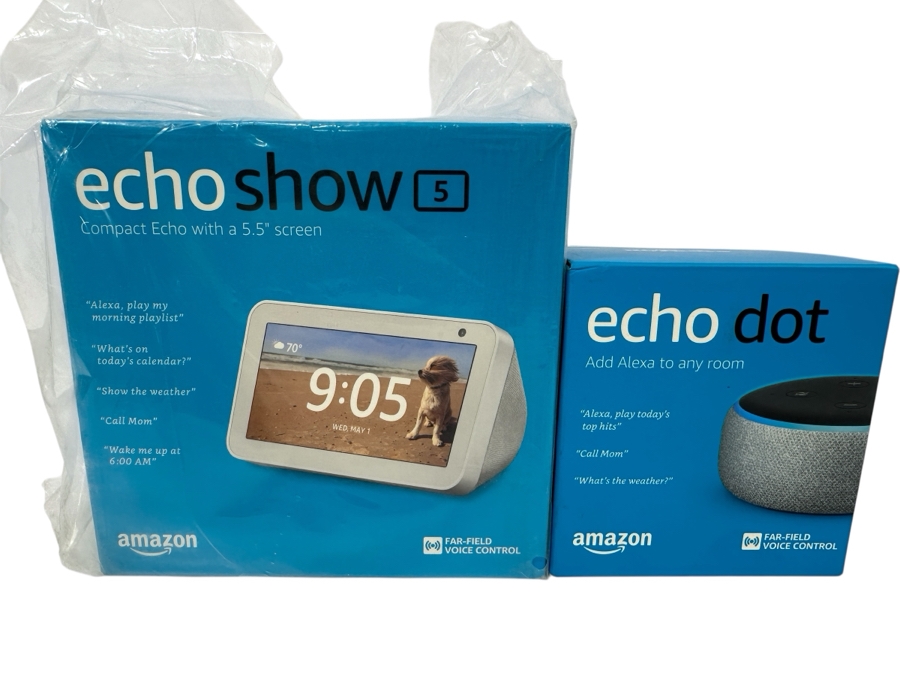 New Amazon Echo Show & Echo Dot