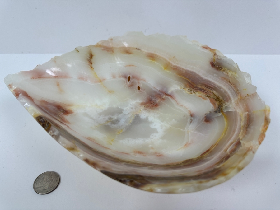 Carved Onyx Bowl Made In Pakistan 10.5W X 9D X 3H [Photo 3]