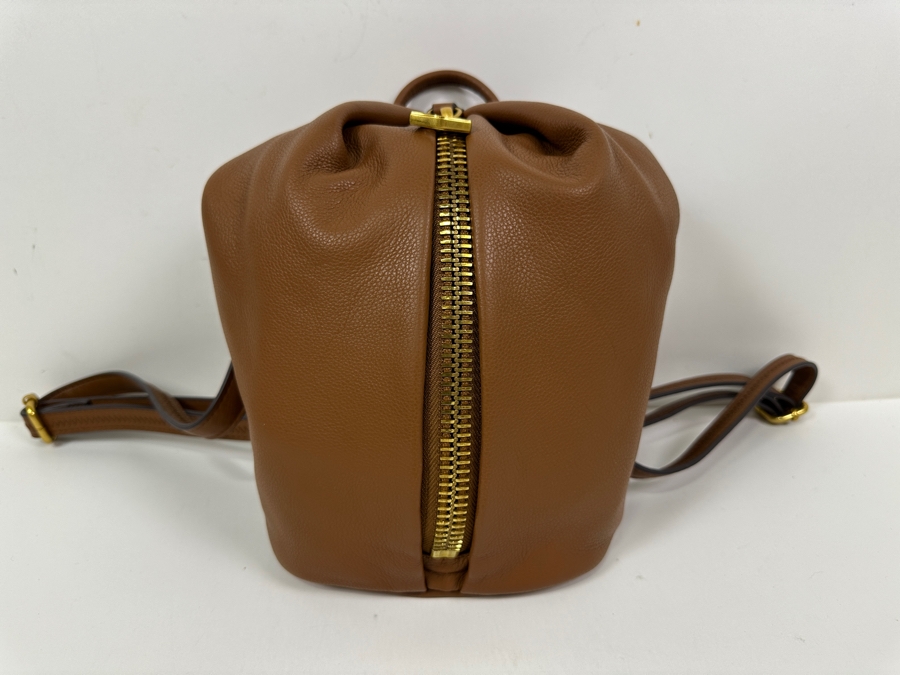 New Aimee Kestenberg Leather Backpack Tan 8'W x 5'D x 10'H  [Photo 2]