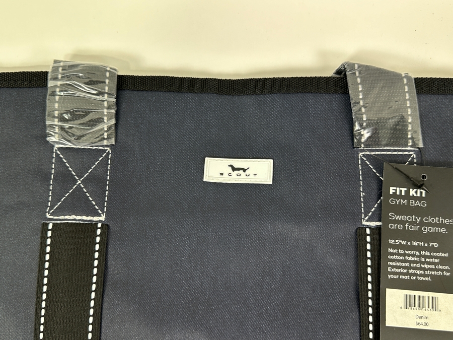 New Scout Fit Kit Nylon Navy Gym Bag  [Photo 3]