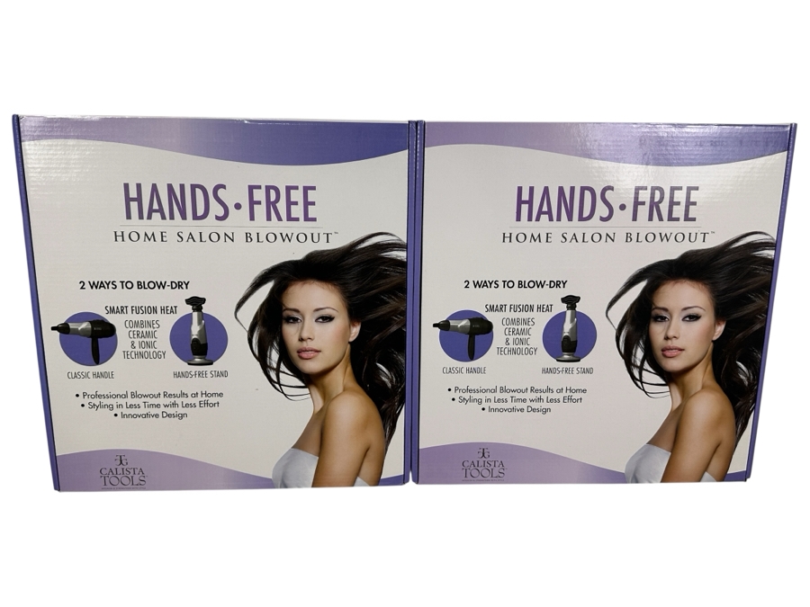 (2) Calista Tools Hands Free Home Salon Blowout