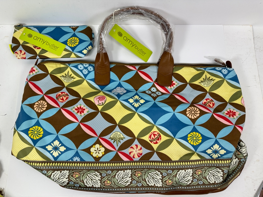 New Oversized Amy Butler Carried-Away International Everything Tote Bag 28'W x 8'D x 17'H [Photo 2]