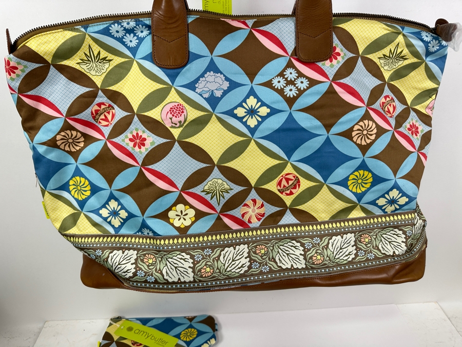 New Oversized Amy Butler Carried-Away International Everything Tote Bag 28'W x 8'D x 17'H [Photo 5]