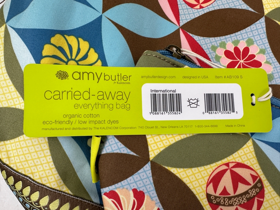 New Oversized Amy Butler Carried-Away International Everything Tote Bag 28'W x 8'D x 17'H [Photo 9]
