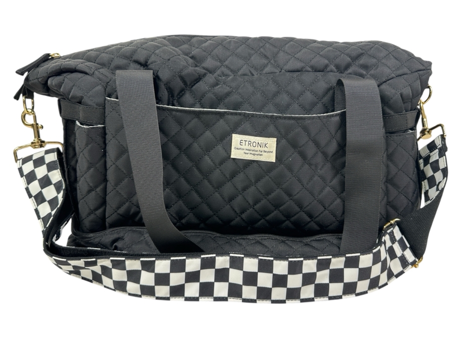 New Etronik Quilted Travel Tote 18'W x 7'D x 12'H