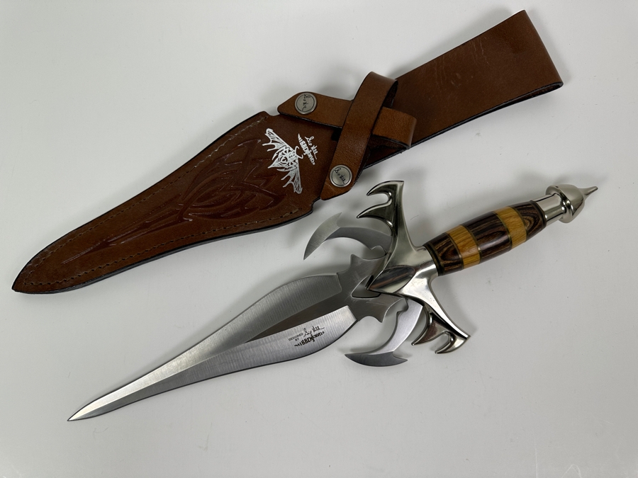 Hibben Knives Hornet Dagger By United Cutlery Designed By Gil Hibben With Sheath UC985 15.5'L [Photo 2]