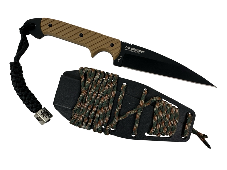 Crawford/Kasper Design C/K Dragon Knife With Sheath 2010DK
