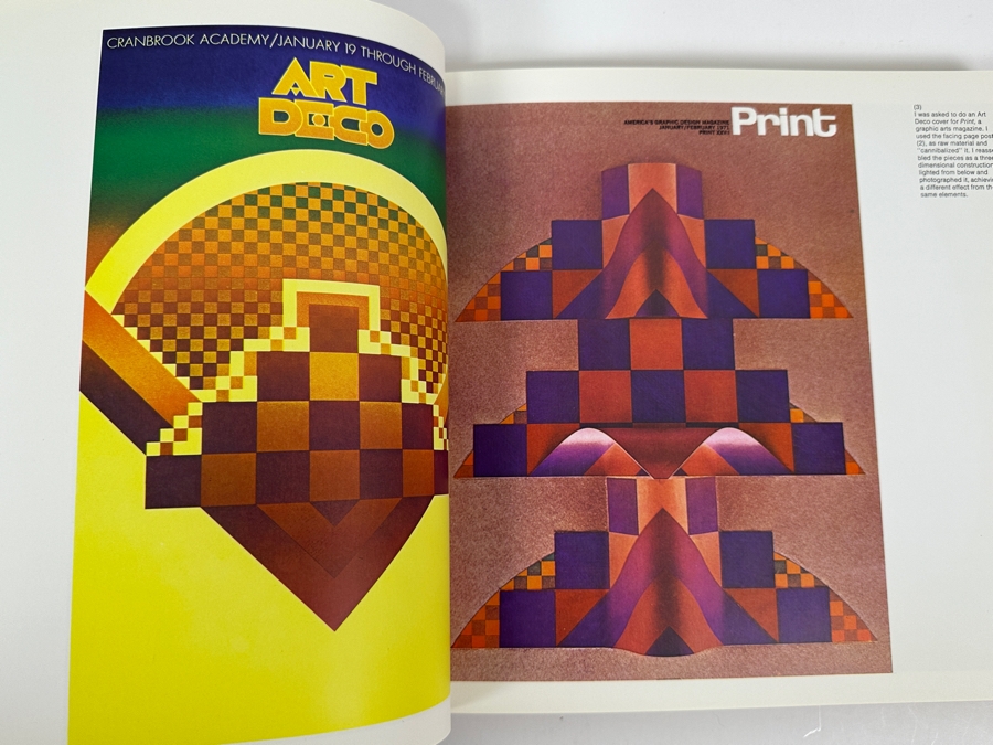Vintage 1983 Third Printing Hardcover Book Milton Glaser Graphic Design [Photo 10]