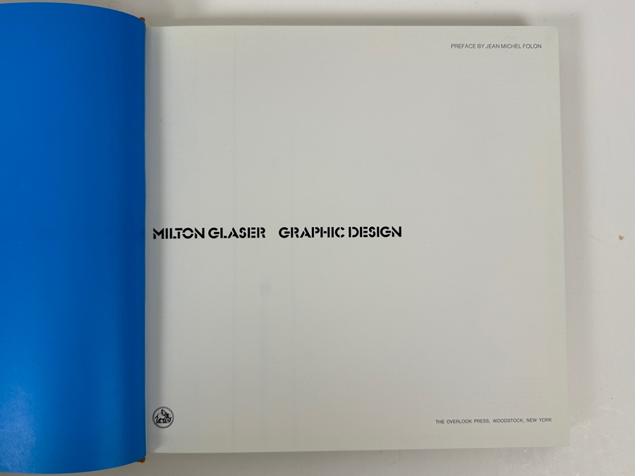 Vintage 1983 Third Printing Hardcover Book Milton Glaser Graphic Design [Photo 5]