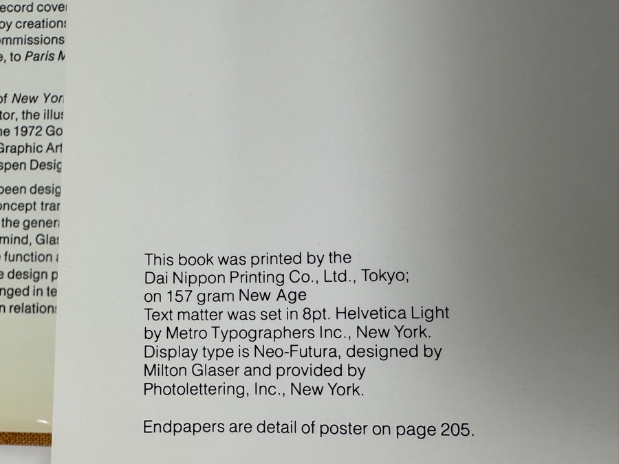 Vintage 1983 Third Printing Hardcover Book Milton Glaser Graphic Design [Photo 7]