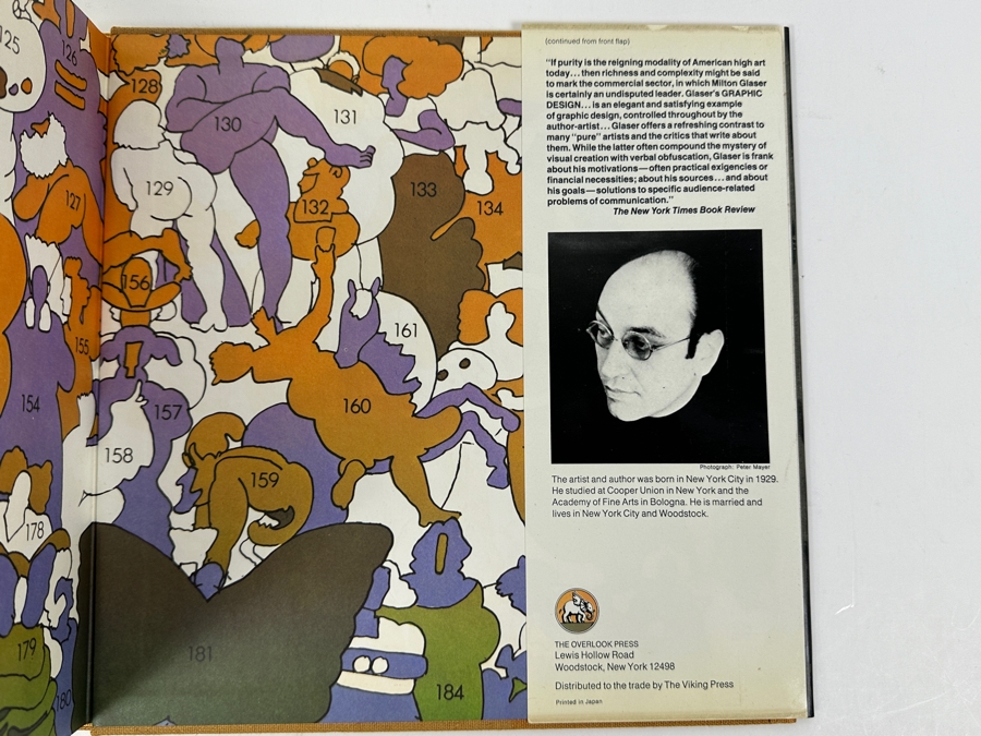 Vintage 1983 Third Printing Hardcover Book Milton Glaser Graphic Design [Photo 11]