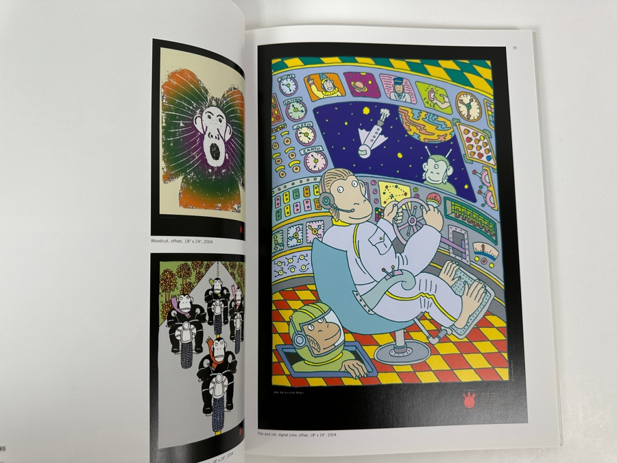 First Edition Hardcover Book Poster Man Seymour Chwast [Photo 5]