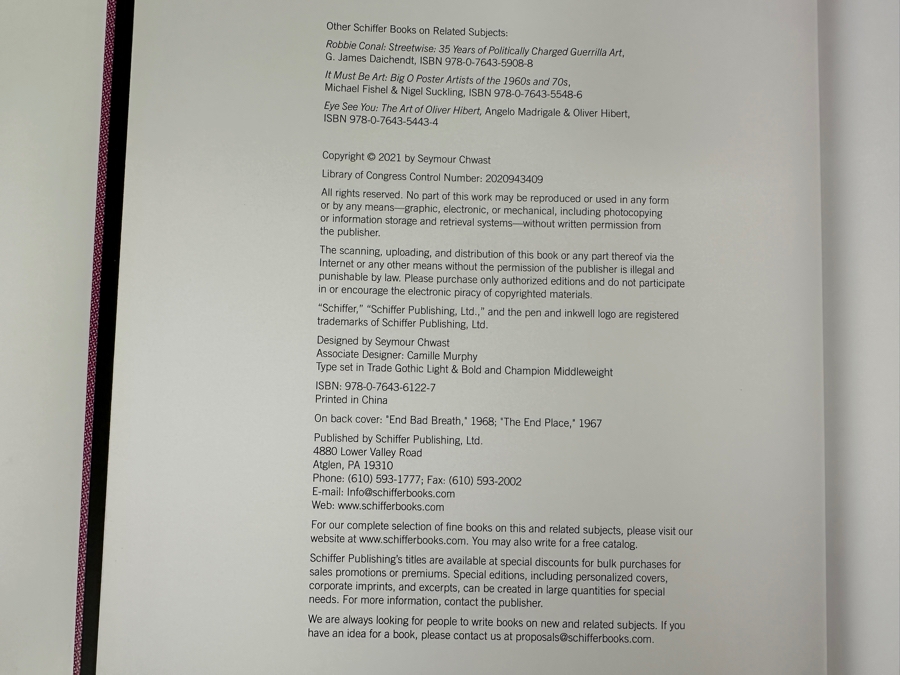 First Edition Hardcover Book Poster Man Seymour Chwast [Photo 2]