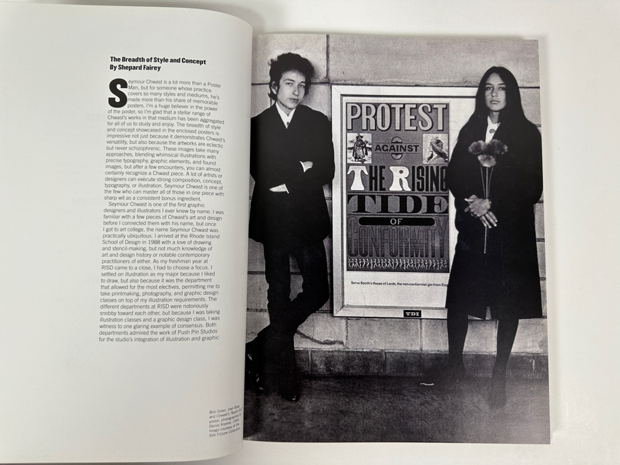 First Edition Hardcover Book Poster Man Seymour Chwast [Photo 3]