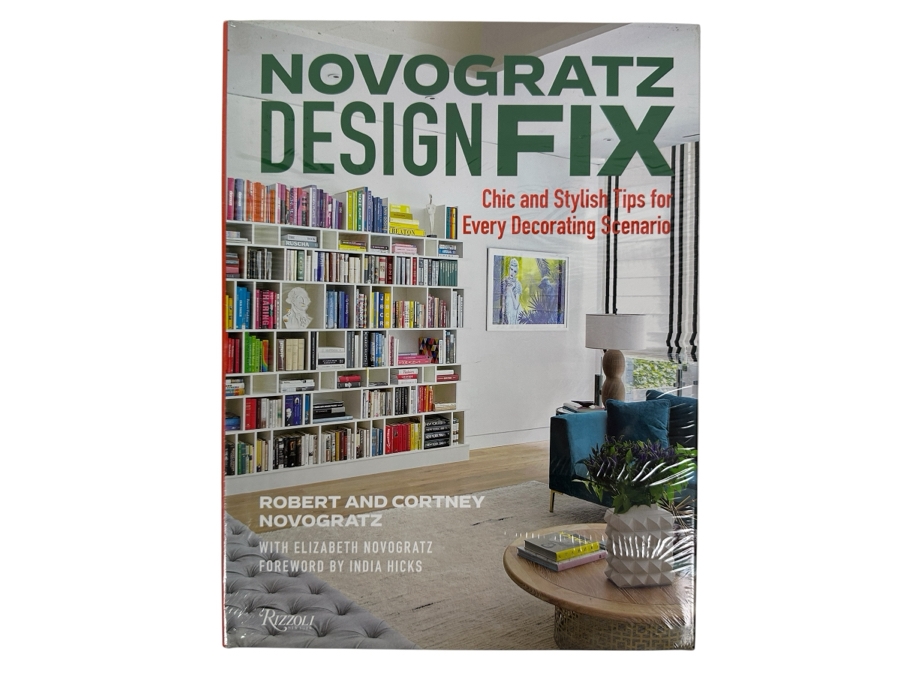 Factory Sealed Hardcover Book Novogratz Design Fix By Robert And Cortney Novogratz Retails $45 [Photo 1]