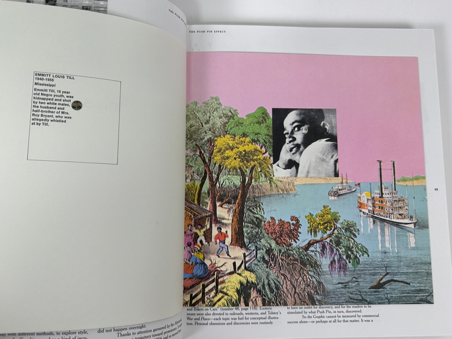 Hardcover Book The Push Pin Graphic By Seymour Chwast Retails $50 [Photo 5]