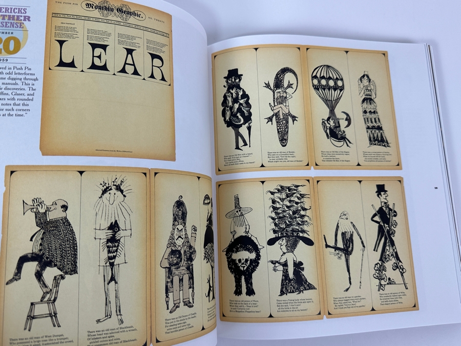 Hardcover Book The Push Pin Graphic By Seymour Chwast Retails $50 [Photo 11]