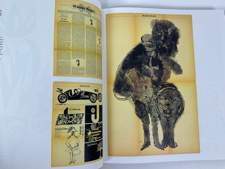 Hardcover Book The Push Pin Graphic By Seymour Chwast Retails $50 [Photo 6]