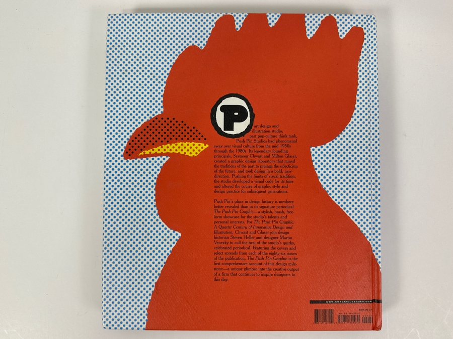 Hardcover Book The Push Pin Graphic By Seymour Chwast Retails $50 [Photo 12]