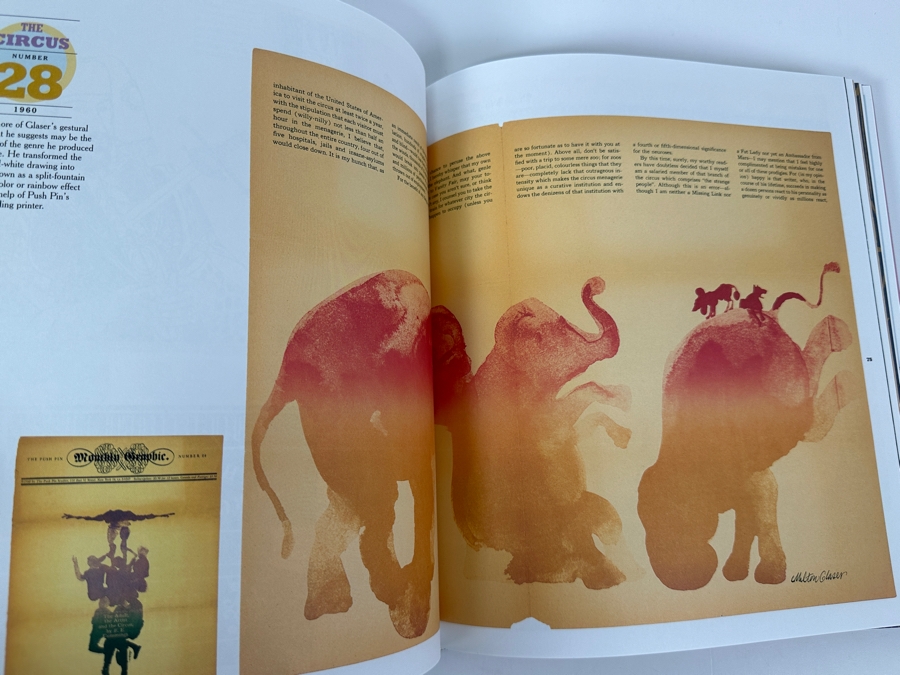 Hardcover Book The Push Pin Graphic By Seymour Chwast Retails $50 [Photo 10]