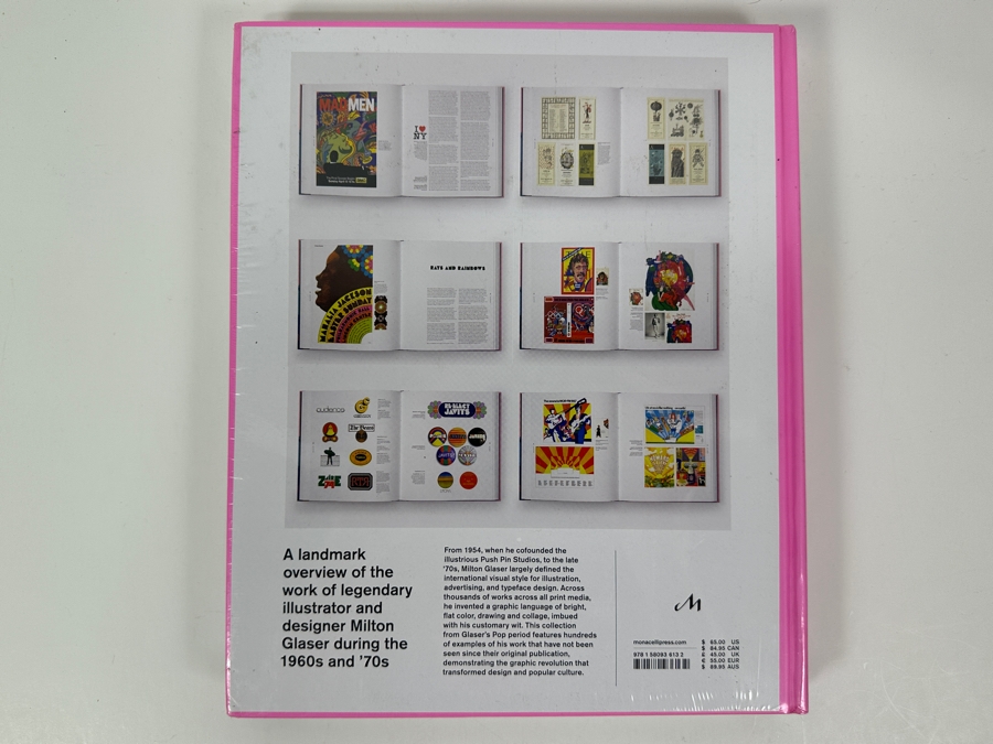 Factory Sealed Hardcover Book Pop Milton Glaser Retails $65 [Photo 2]