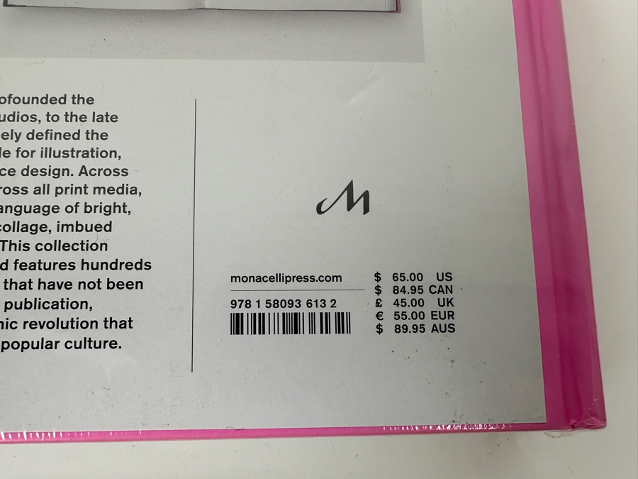 Factory Sealed Hardcover Book Pop Milton Glaser Retails $65 [Photo 3]