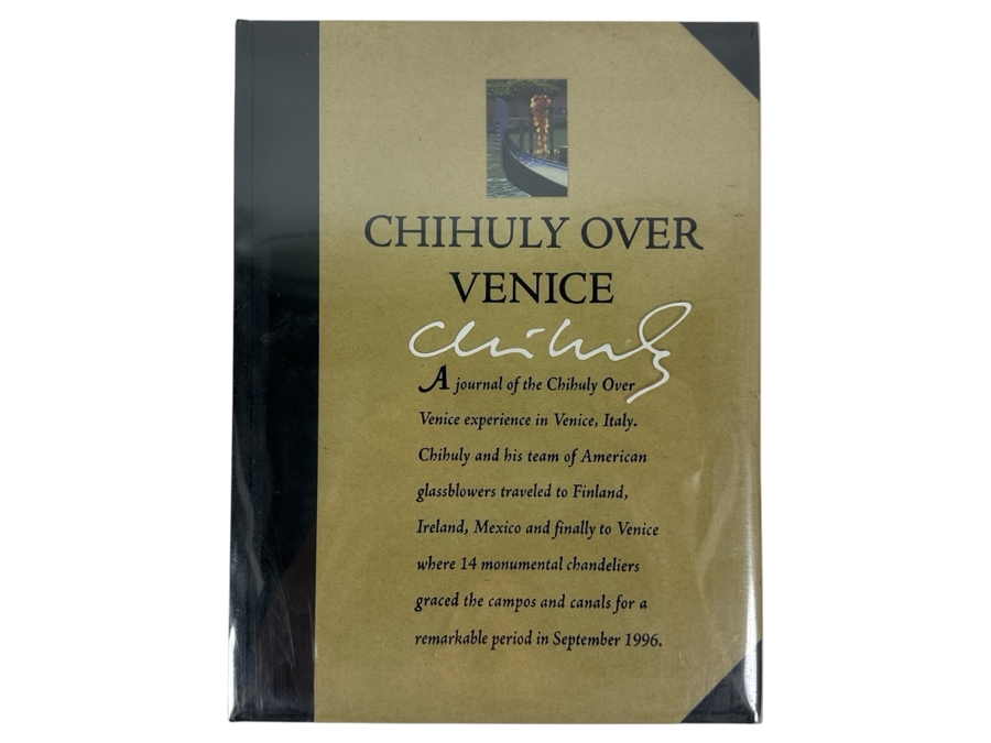 Factory Sealed Hardcover Book Dale Chihuly Over Venice [Photo 1]