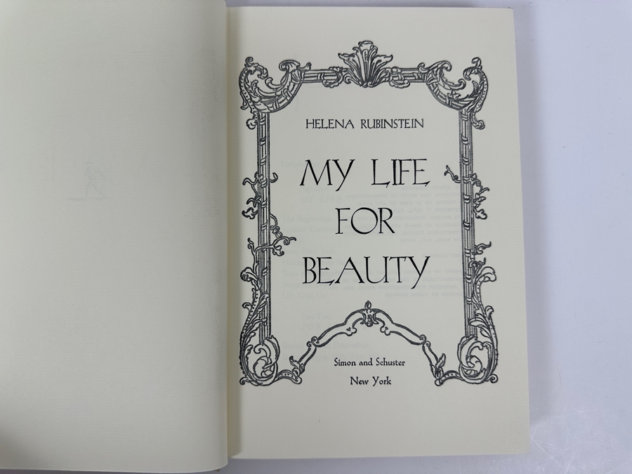 First Printing Hardcover Book My Life For Beauty By Helena Rubinstein [Photo 3]