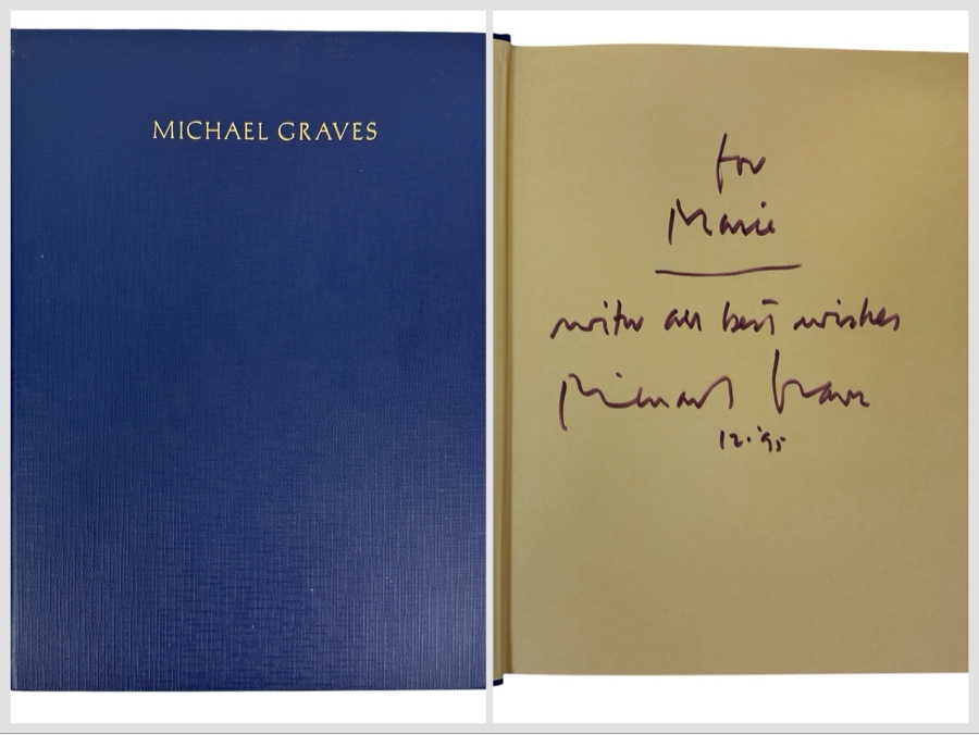 Signed Michael Graves Hardcover Book Michael Graves: Buildings And Projects 1990-1994