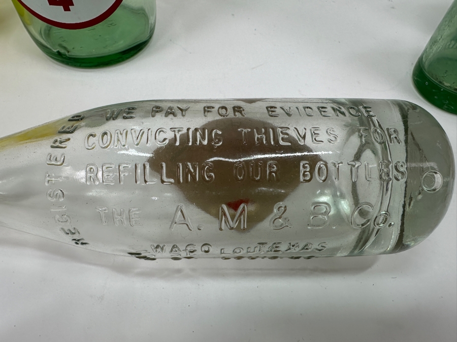 Vintage Dr. Pepper Soda Lot With Pitcher And Old Glass Dr. Pepper Bottles [Photo 8]