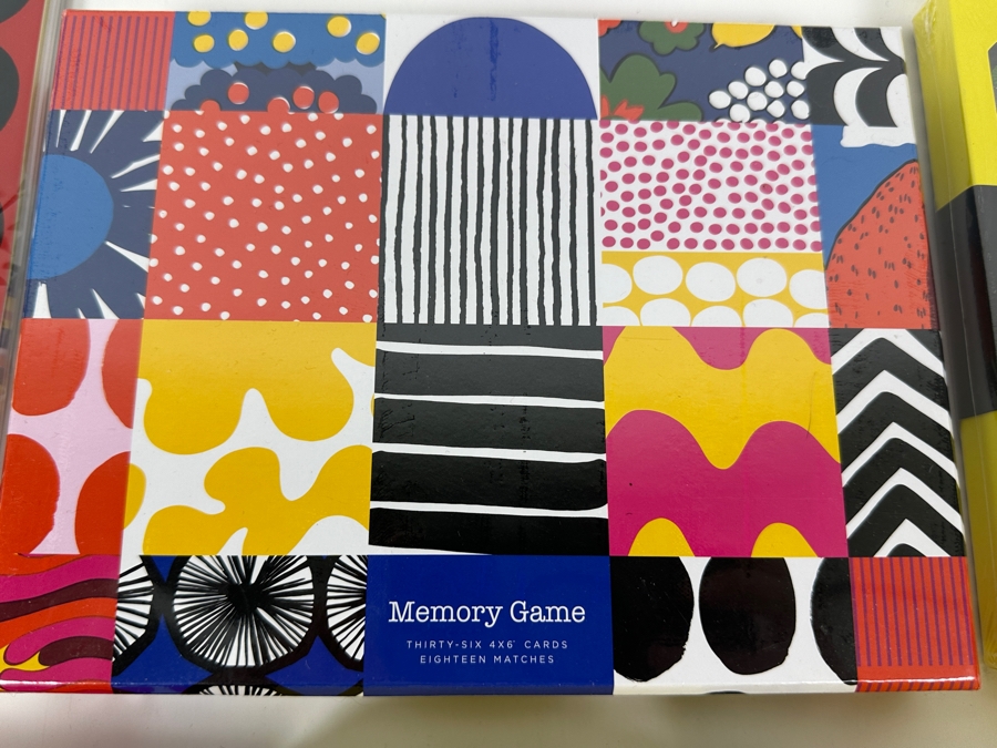 Marimekko Lot With Postcards, Notecards, Sticky Notes, To-Dos, Box Of Labels & Memory Game - Mostly Sealed Items [Photo 5]