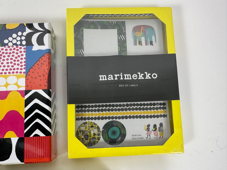 Marimekko Lot With Postcards, Notecards, Sticky Notes, To-Dos, Box Of Labels & Memory Game - Mostly Sealed Items [Photo 7]