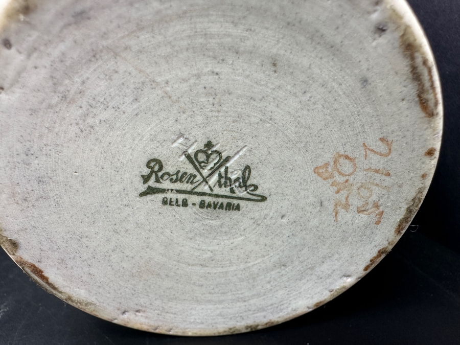 Vintage Hand Painted Rosenthal Bavaria Vase 6.25'H [Photo 7]