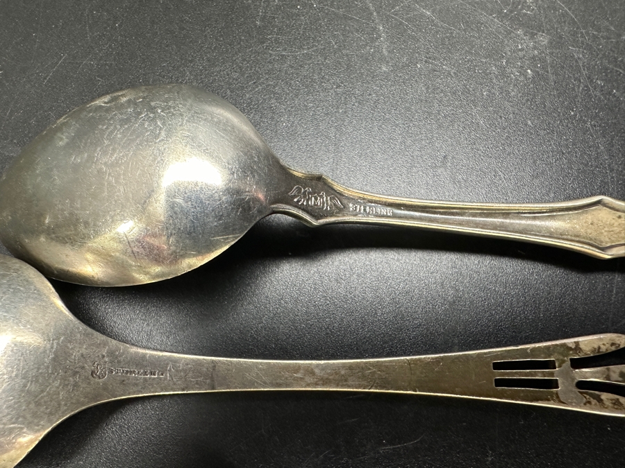 (5) Vintage Sterling Silver Souvenir Spoons 116.6g [Photo 12]