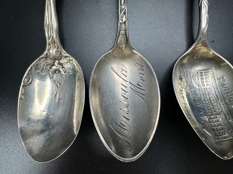 (4) Vintage Sterling Silver Souvenir Spoons 115.8g [Photo 7]