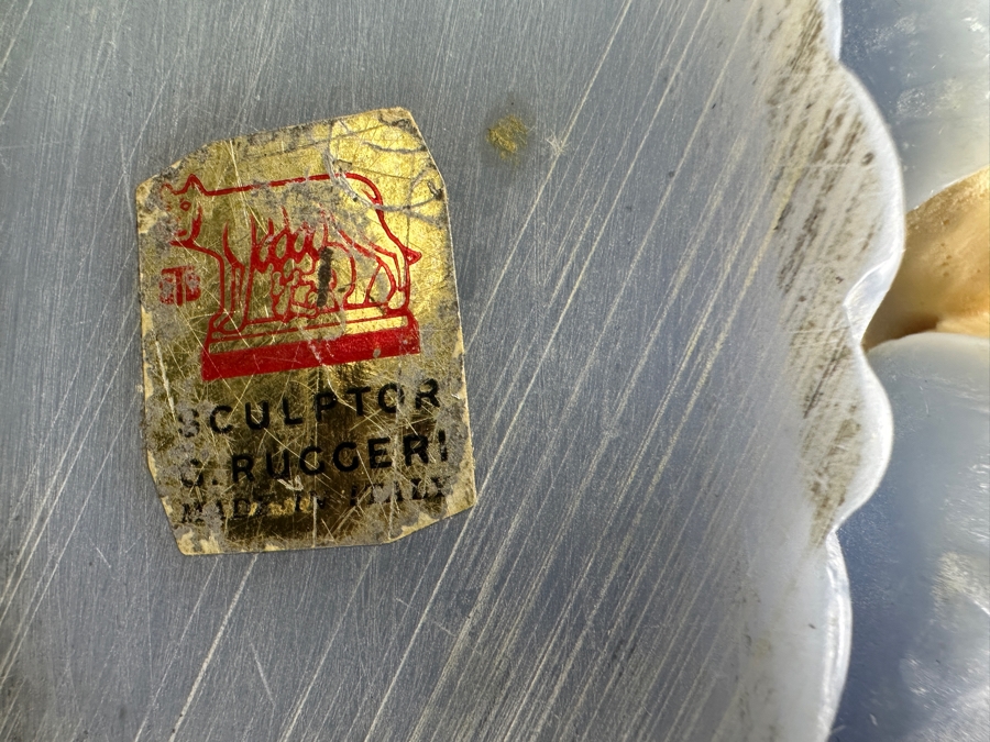 Vintage Gino Ruggeri Resin Bust Made In Italy 7'H [Photo 8]