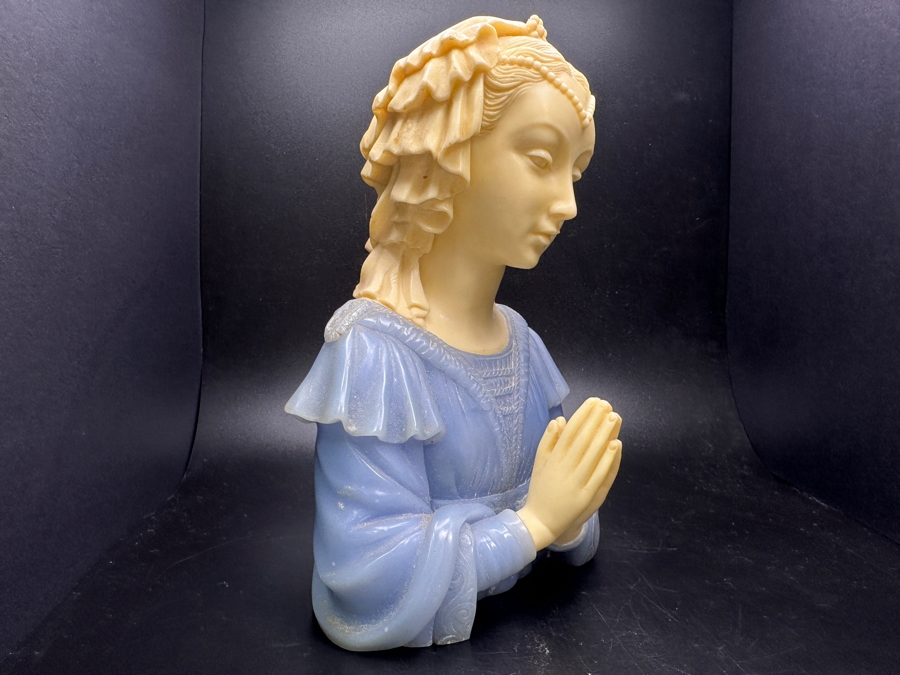 Vintage Gino Ruggeri Resin Bust Made In Italy 7'H [Photo 3]