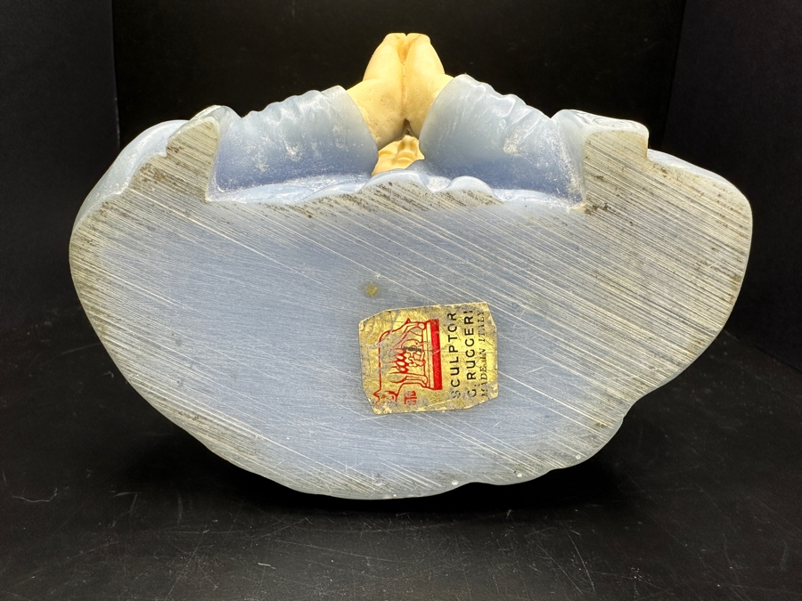 Vintage Gino Ruggeri Resin Bust Made In Italy 7'H [Photo 7]