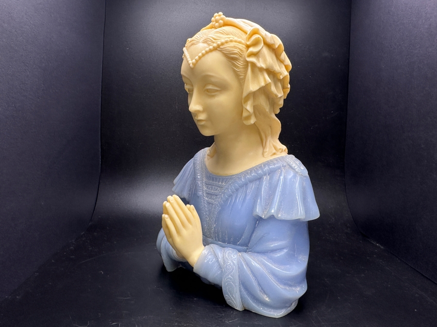 Vintage Gino Ruggeri Resin Bust Made In Italy 7'H [Photo 6]