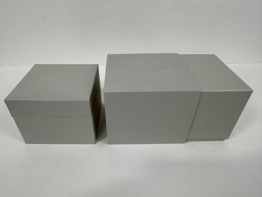 New Michele Urban Two Tone Gold & Silver Ladies Watch With Original Box MWW02A000608 Retails $1,095 [Photo 9]