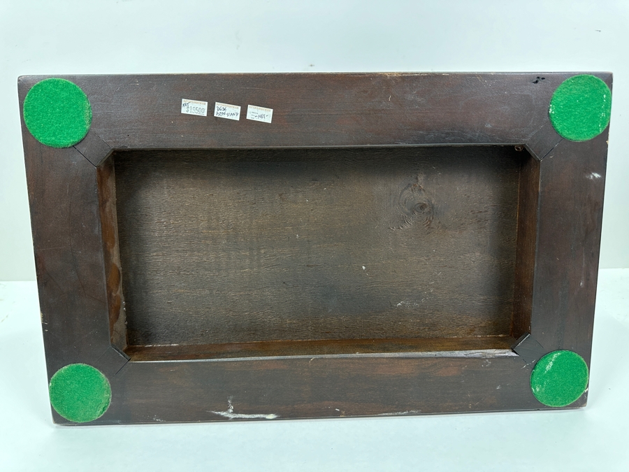 Wooden / Brass Desk Bookstand 18W X 11D X 5.5H [Photo 5]