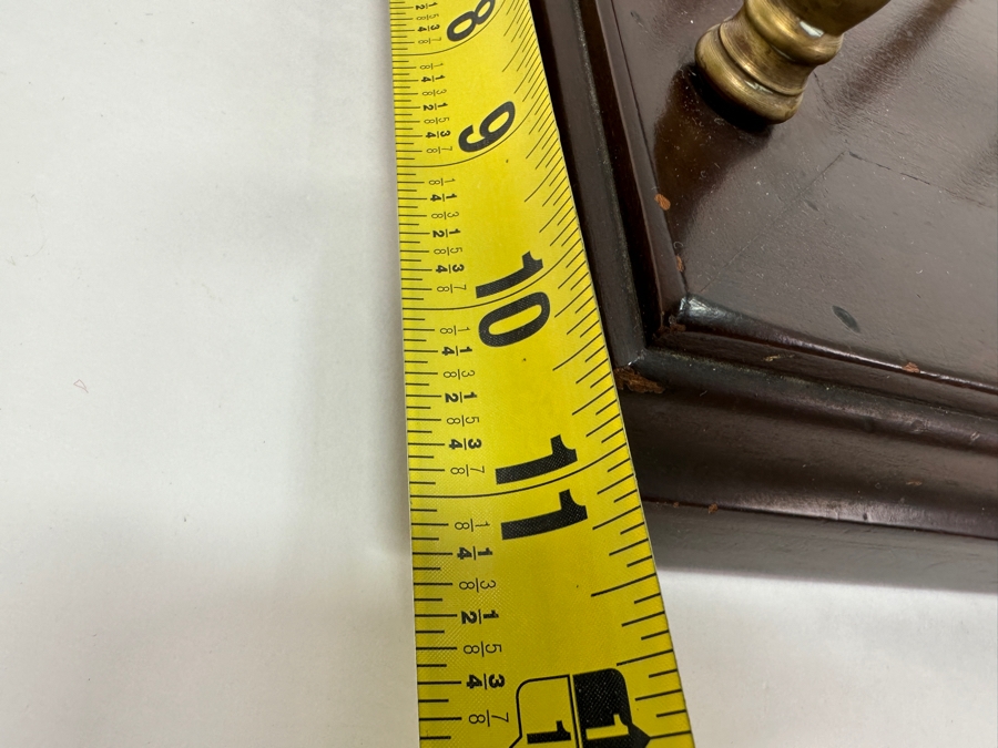 Wooden / Brass Desk Bookstand 18W X 11D X 5.5H [Photo 8]