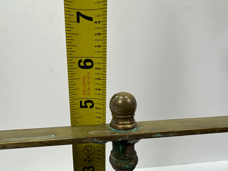 Wooden / Brass Desk Bookstand 18W X 11D X 5.5H [Photo 9]