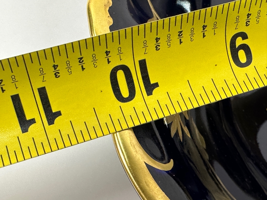 10' Footed Porcelain Bowl By Graf Von Henneberg Made In Germany [Photo 7]